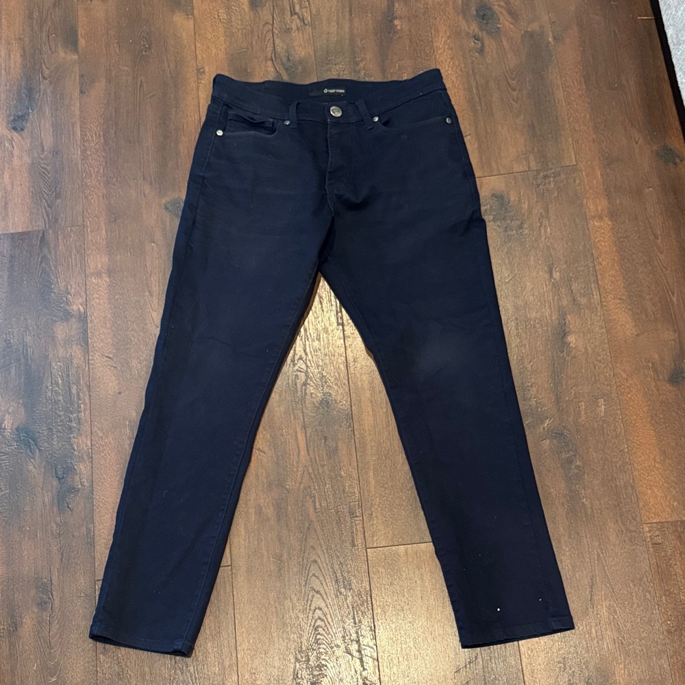 Dark Blue Slim Fit Jeans for Men